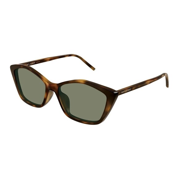 NWT Yves Saint Laurent SL 775 Havana Green/ 57mm Sunglasses